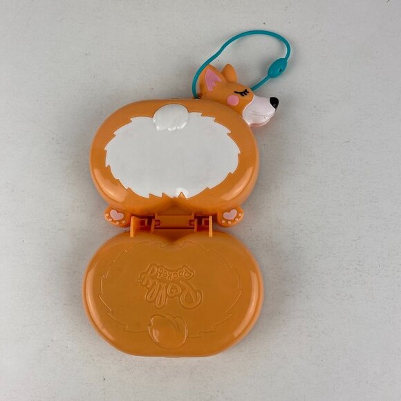 Polly Pocket Cute Corgi Puppy Dog Compact Open Close Kids Toy Pretend Play - Picture 3 of 16